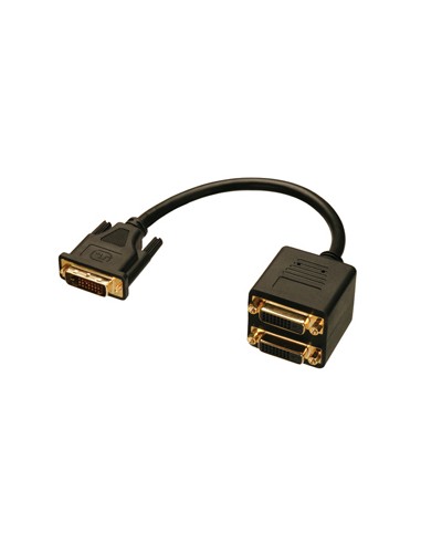 DVI Splitter Cable cable DVI 0,18 m DVI-D Negro