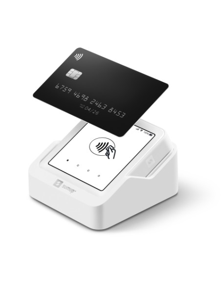 Solo lector de tarjeta inteligente Batería Wi-Fi Blanco
