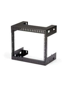 Rack de Servidores Abierto de 8U de Pared - de 19 Pulgadas - de 2 Columnas - con 12 Pulgadas de Profundidad - para Equipo de AV 
