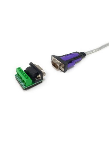 Cable adaptador USB-A a serie RS-422/485 DB9
