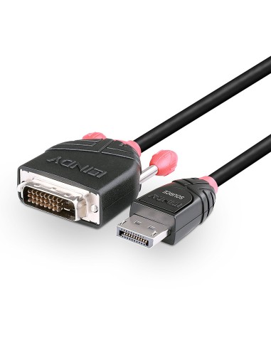 41491 adaptador de cable de vídeo 2 m DisplayPort DVI-D Negro