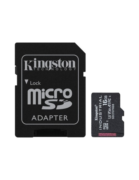 Industrial 16 GB MicroSDHC UHS-I Clase 10