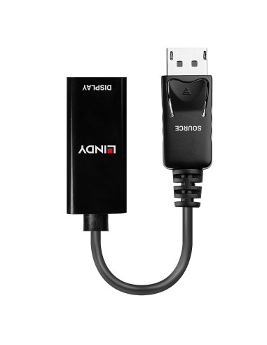41718 adaptador de cable de vídeo 0,15 m DisplayPort HDMI Negro