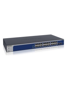 XS724EM Gestionado L2 10G Ethernet (100/1000/10000) 1U Azul, Gris