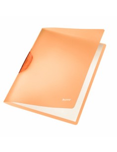 DOSSIER CLIP LEITZ RAINBOW 30h NARANJA - Pack de 6 unidades
