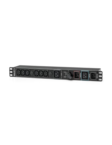 BM-R 16 A unidad de distribución de energía (PDU) 7 salidas AC Negro