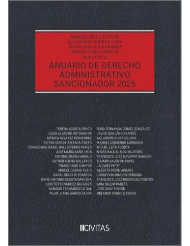 ANUARIO DE DERECHO ADMINISTRATIVO SANCIONADOR 2025