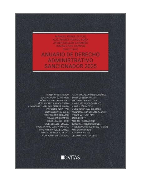 ANUARIO DE DERECHO ADMINISTRATIVO SANCIONADOR 2025