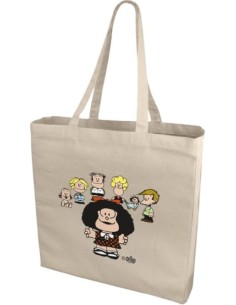 BOLSA TOTE ALGODON 355X405X95 CM MAFALTA Y SUS AMIGOS