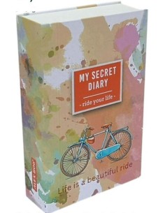 Caja fuerte con combinacion y forma de libro ride your life