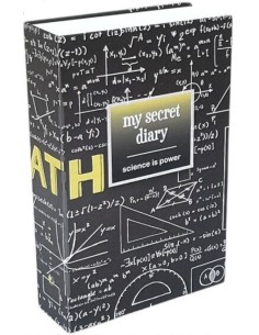 Caja fuerte con combinacion y forma de libro science is power