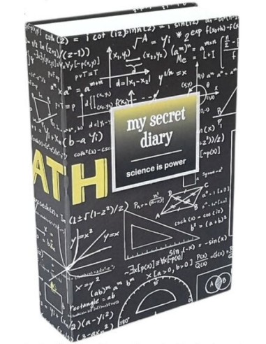 Caja fuerte con combinacion y forma de libro science is power