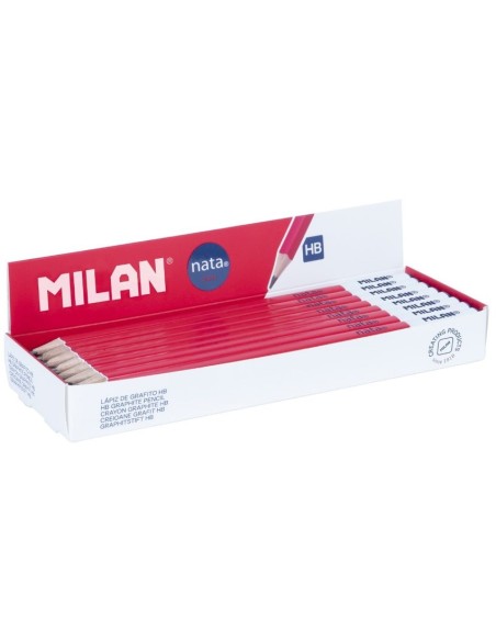 C 24 lapices grafito hb cuadrados nata 624