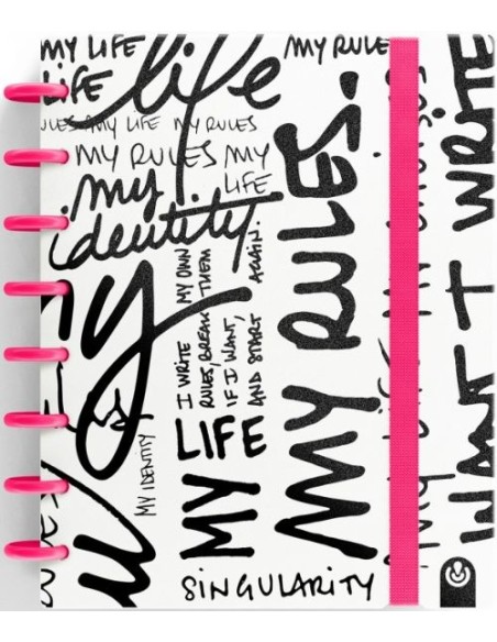 CUADERNO INGENIOX A5 80H RAYAS MY LIFE ROSA CUADERNO INGENIOX A5 80H RAYAS MY LIFE ROSA