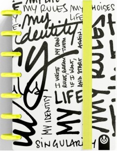 CUADERNO INGENIOX MINI 80H DOTS MY LIFE AMARILLO