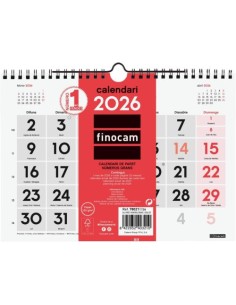 CAT CALENDARIO PARED 2026 NUMEROS GRANDES S CATALAN