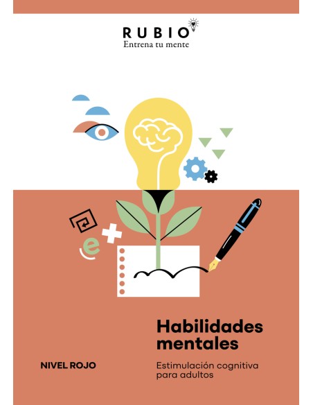 Habilidades mentales Estimulacion cognitiva para adultos Nivel rojo Vol I