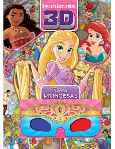 BUSCA Y ENCUENTRA 3D PRINCESAS DISNEY