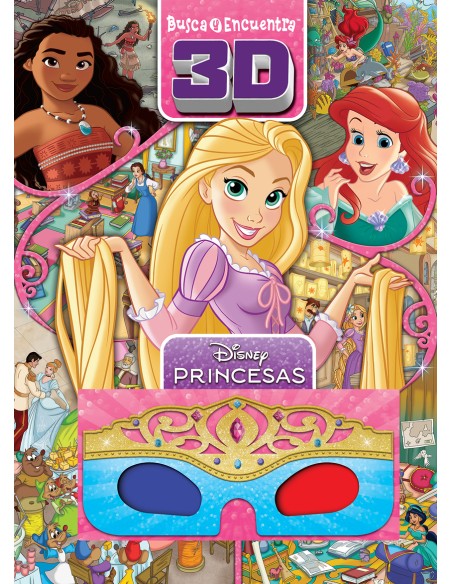 BUSCA Y ENCUENTRA 3D PRINCESAS DISNEY