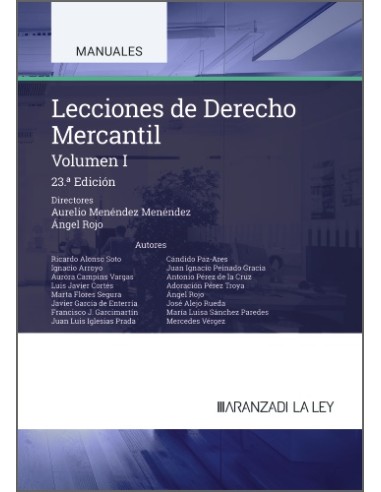 LECCIONES DE DERECHO MERCANTIL VOLUMEN I