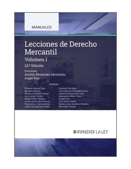 LECCIONES DE DERECHO MERCANTIL VOLUMEN I