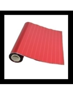 PAPEL REGALO COLIBRI 30x30 ROJO C/RAYAS