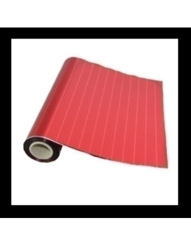 PAPEL REGALO COLIBRI 30x30 ROJO C/RAYAS