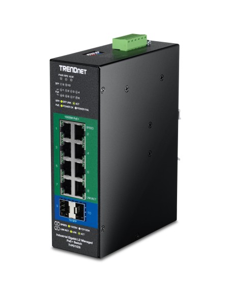 TI-PG103I switch Gestionado Gigabit Ethernet (10/100/1000) Energía sobre Ethernet (PoE) Negro