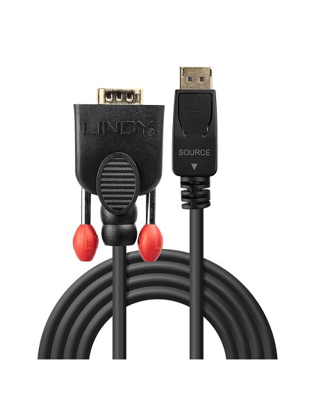 41941 adaptador de cable de vídeo 1 m DisplayPort VGA (D-Sub) Negro
