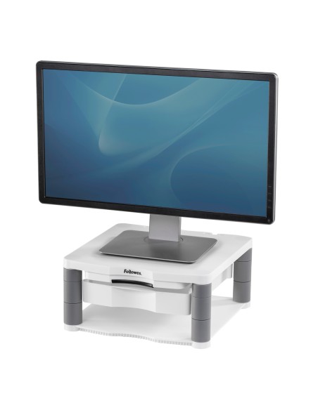 91713 soporte para monitor 53,3 cm (21") Platino Escritorio