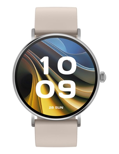 Duo Velvet 3,35 cm (1.32") AMOLED Digital 466 x 466 Pixeles Pantalla táctil Plata