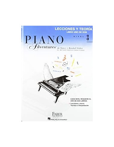 3PIANO ADVENTURES LIBRO 1 LECCIONES Y TEORIA