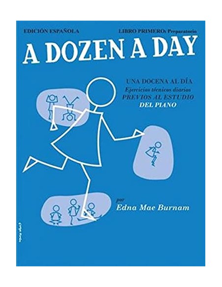 A DOZEN A DAY UNA DOCENA AL DIA PIANO LIBRO PRIMERO PREPARATO