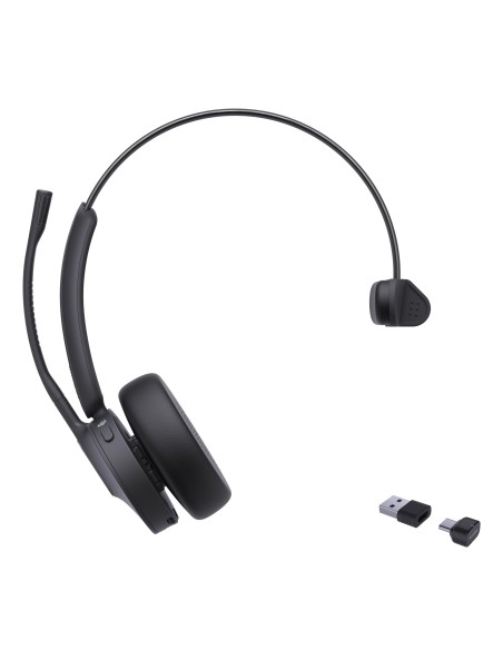BH70 Mono Teams Auriculares Inalámbrico Diadema Oficina/Centro de llamadas USB Type-C / USB Type-A Bluetooth Negro