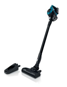 Serie 6 BBS611LAG aspiradora de pie y escoba eléctrica Aspiradora escoba 2 en 1 Batería Secar Sin bolsa 0,3 L Azul 2,5 Ah