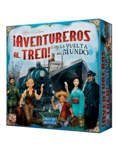 DW720826 juego de tablero ¡Aventureros al Tren! La Vuelta al Mundo Juego de mesa Estrategia