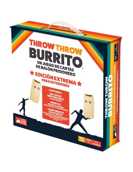 Exploding Kittens EKITTB02ES juego de tablero Throw Throw Burrito Juego De Cartas Partido