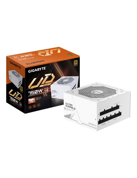 UD750GM PG5 V2 ICE Fuente de Alimentación  PCIe Gen 5.1, 80 PLUS Gold, Diseño completamente modular, Ventilador de 120 mm, Comp