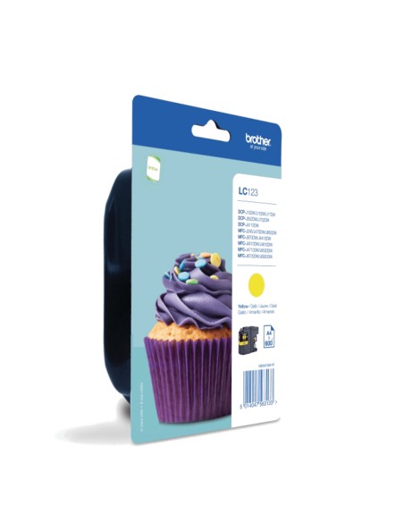 LC123YBP cartucho de tinta 1 pieza(s) Original Amarillo