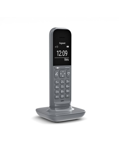 CL390 Teléfono DECT/analógico Identificador de llamadas Gris