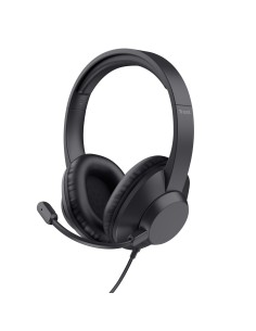 Ayda Max USB Auriculares Alámbrico Diadema Oficina/Centro de llamadas USB Type-C / USB Type-A Negro