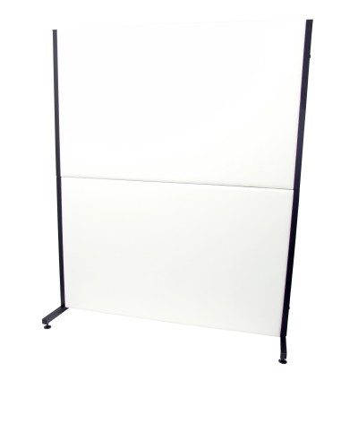 Biombo Valdeganga similpiel blanco
