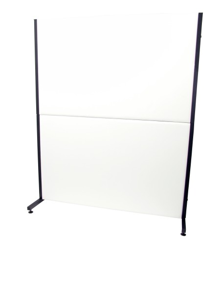 Biombo Valdeganga similpiel blanco