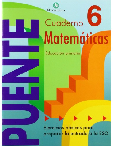 Puente matematicas 6 Educacion Primaria 3 ciclo Cuaderno