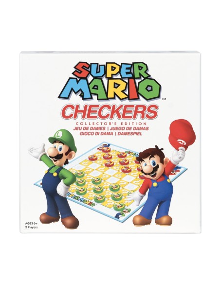 932976.006 juego de tablero Super Mario Checkers 20 min Juego de mesa Estrategia