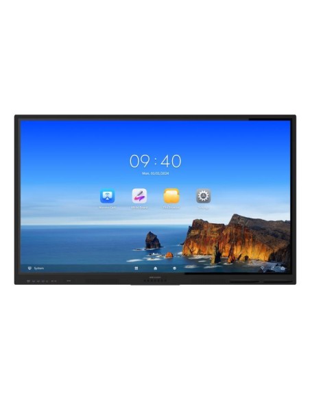 Value Series DS-D5B75RB/EL pizarra blanca interactiva 190,5 cm (75") 3840 x 2160 Pixeles Pantalla táctil Negro HDMI