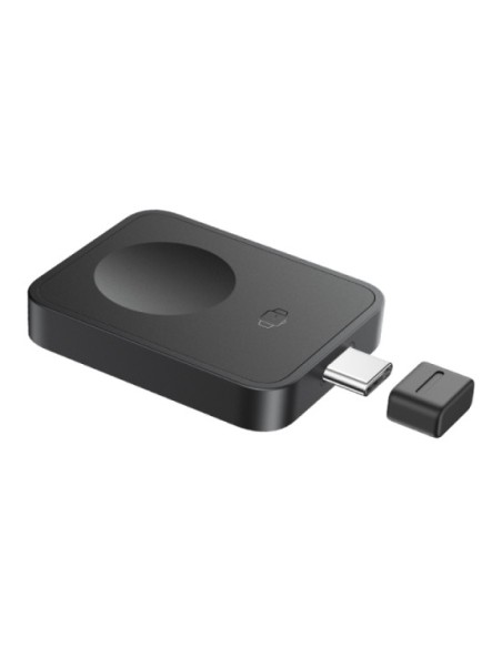 P10264106123-00 cargador de dispositivo móvil Reloj inteligente Negro USB Cargador inalámbrico Carga rápida Interior