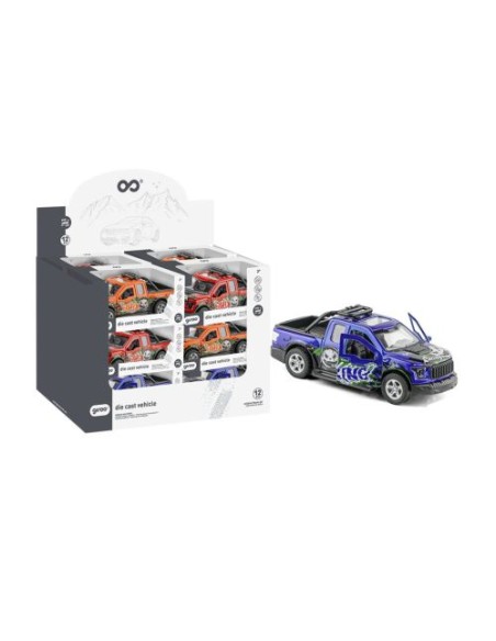 EXP 12 COCHES KING PULL BACK MODELOS SURTIDOS ESCALA 1 32