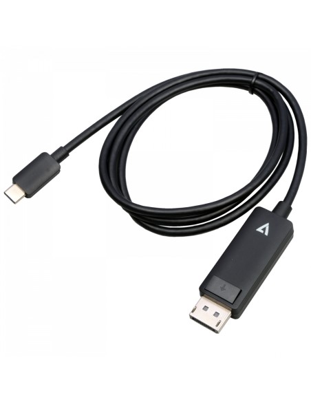 V7USBCDP14-1M adaptador de cable de vídeo DisplayPort USB Tipo C Negro
