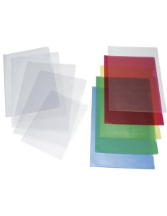 C 50 FUNDAS DOSSIER UNERO LISO 200 MICRAS A4 PP TRANSPARENT